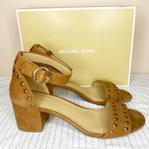 {Michael Kors} studded suede sandal - Picture 2 of 8